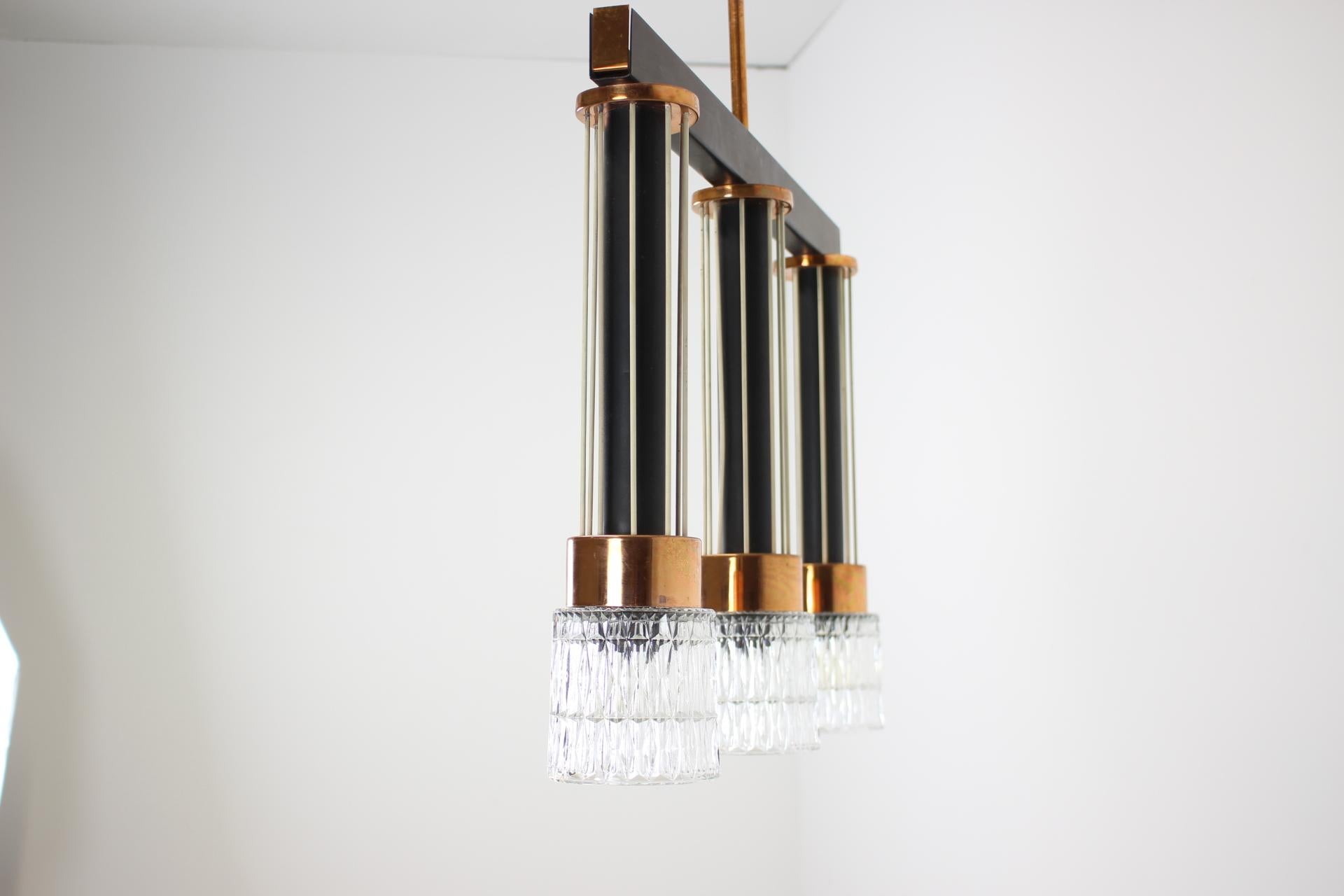 Czech Mid-Century Chandelier by Drukov, 1970’s For Sale