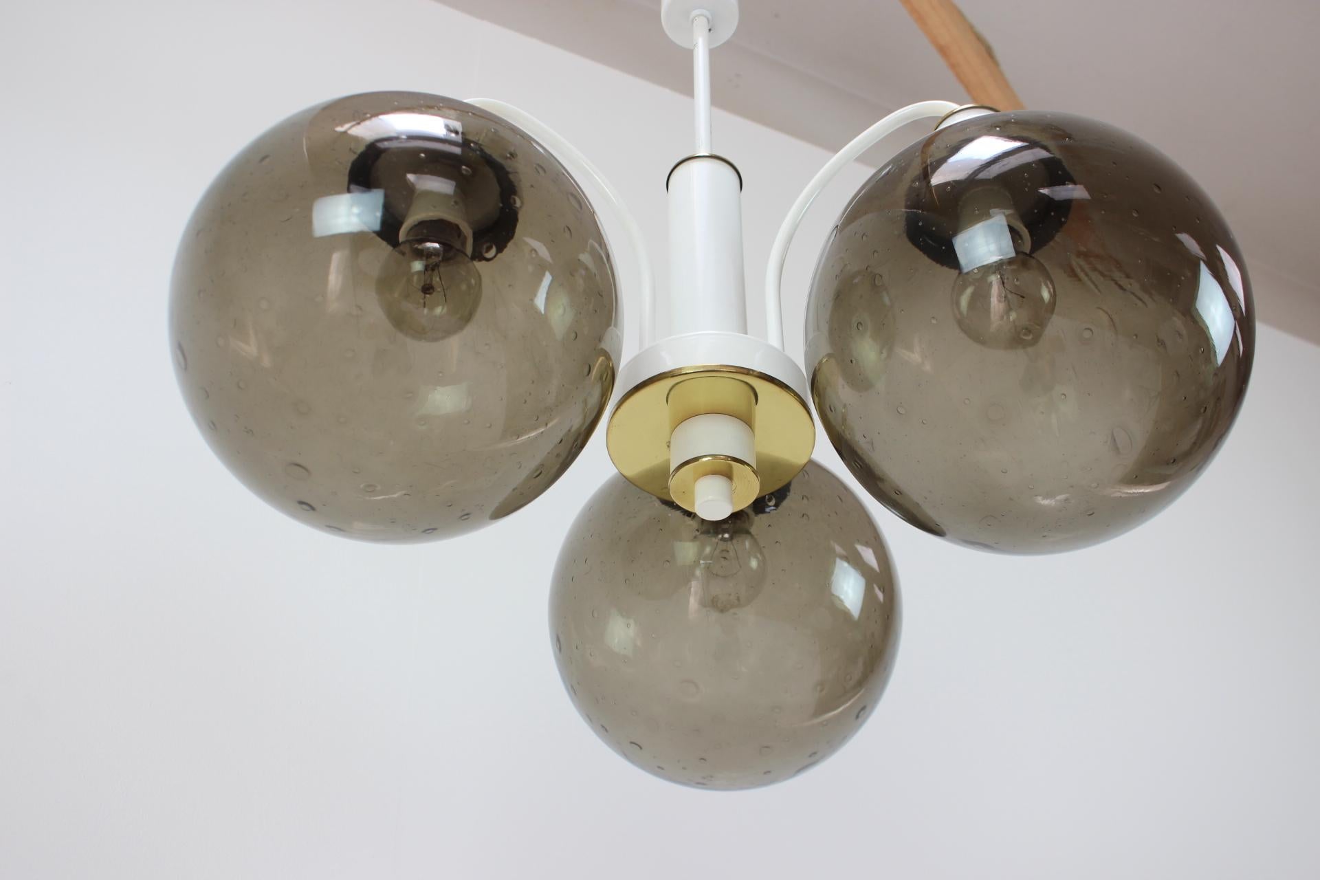 Czech Mid-Century Chandelier by Drukov, 1970's For Sale