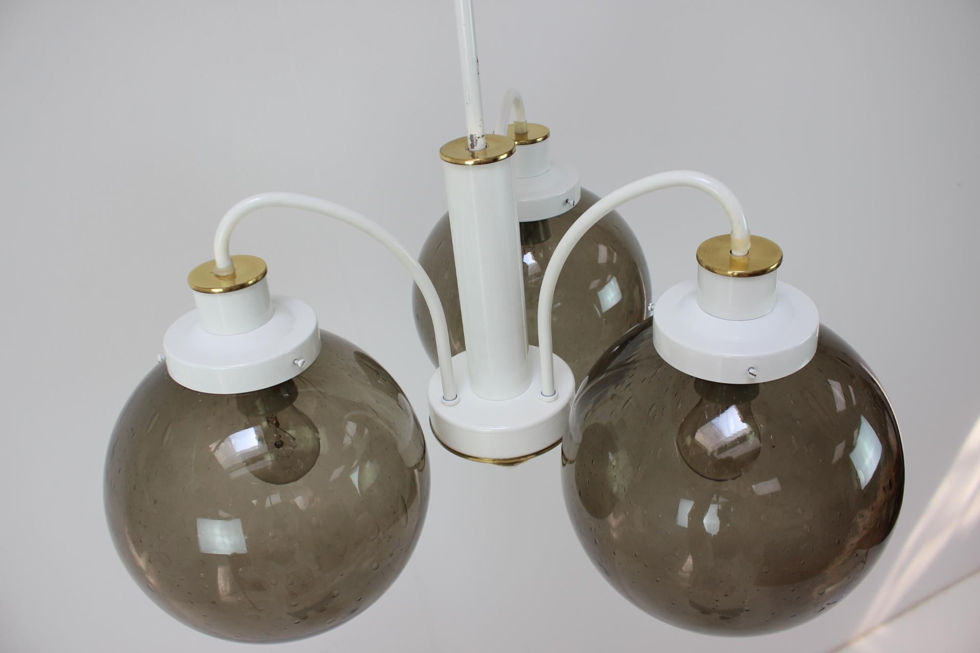 Lampadario di metà secolo di Drukov, anni '70 In condizioni buone in vendita a Praha, CZ