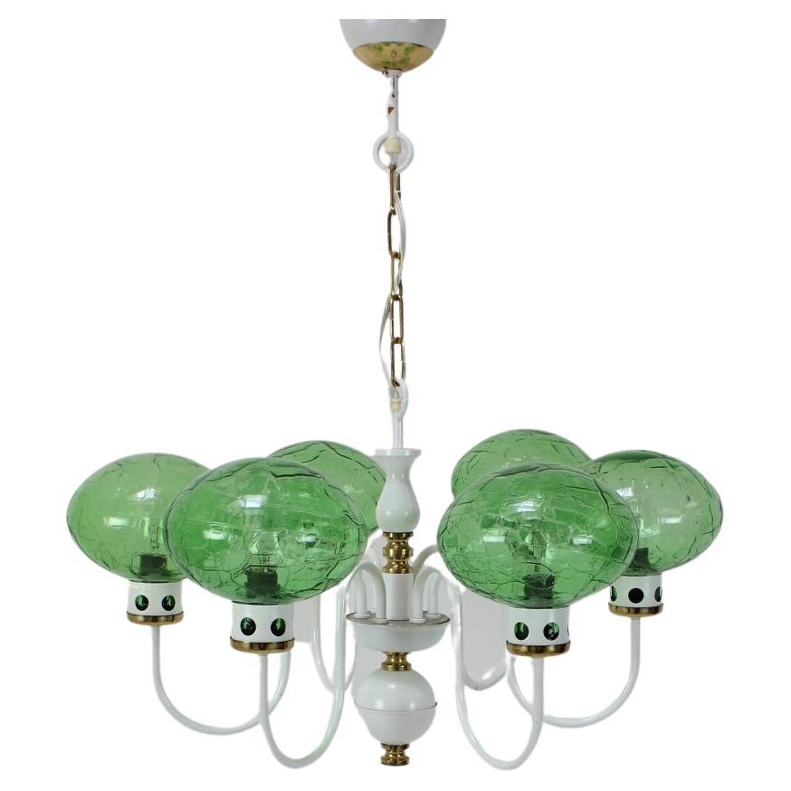 Mid-Century Chandelier by Drukov, 1970s For Sale