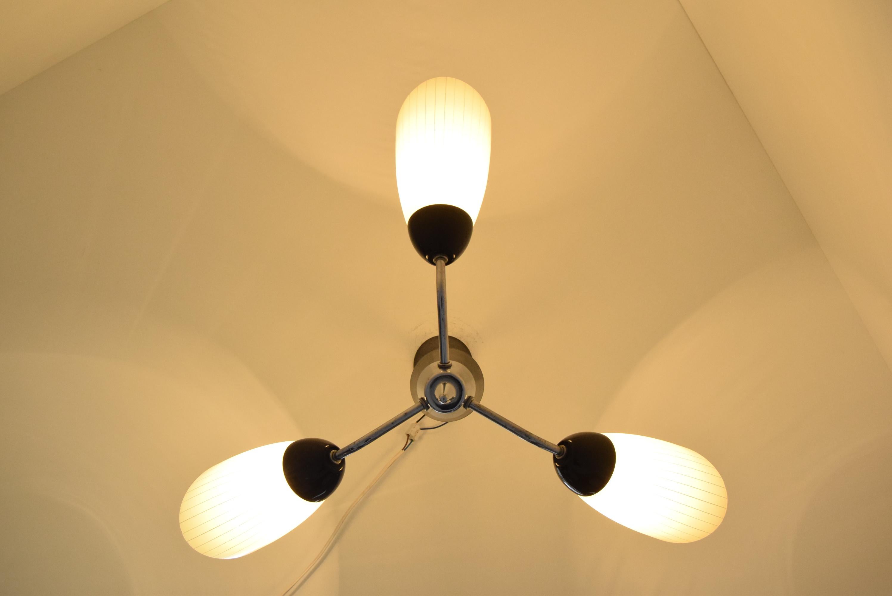 Mid-century Chandelier by Drukov, 1960's For Sale 3