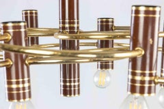 Lampadario di metà secolo di Gaetano Sciolari, anni '60