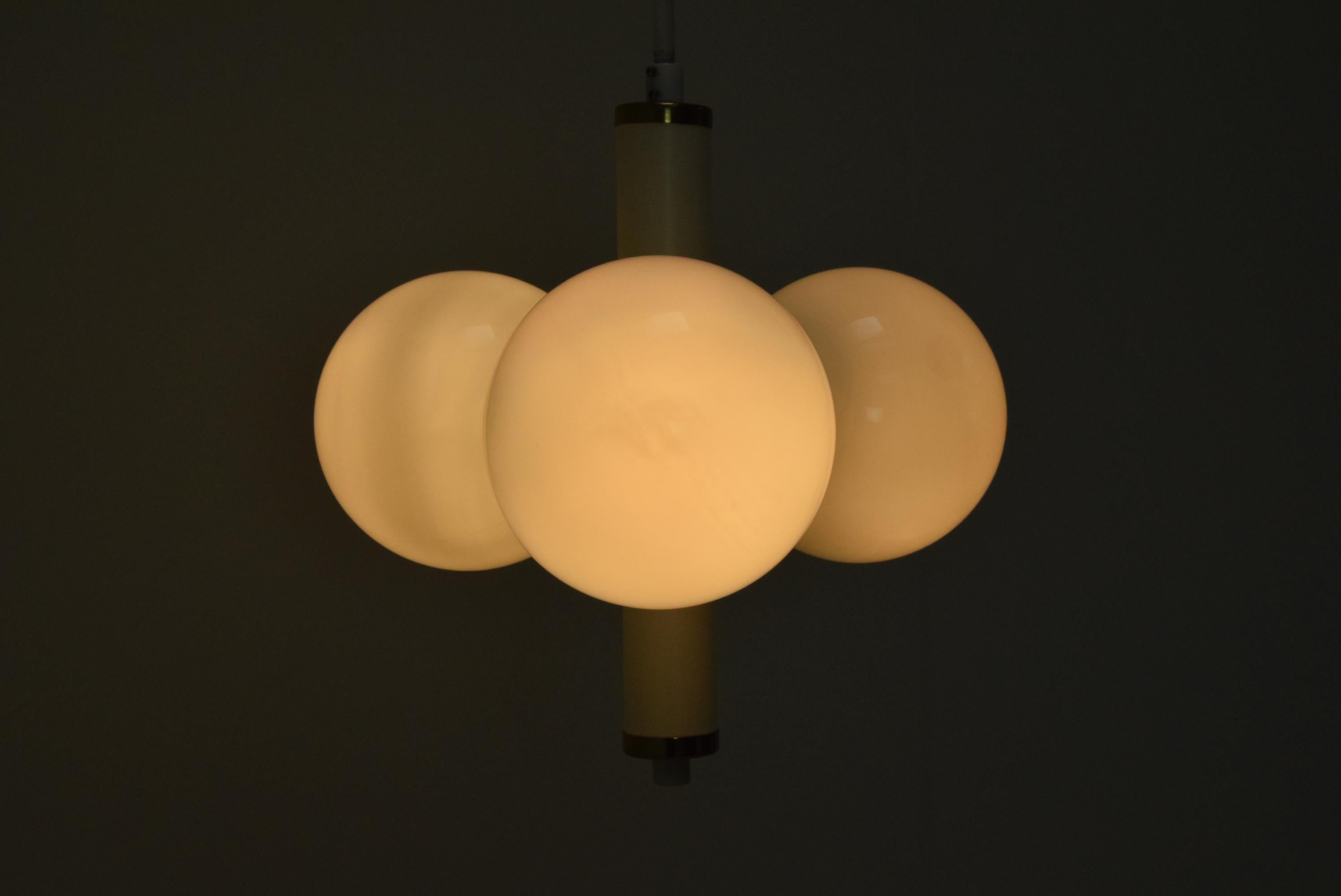Mid-Century Chandelier by Instala Decin, 1970's In Good Condition For Sale In Praha, CZ