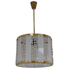 Mid-Century Chandelier by Jablonecke Sklarny Novy Bydzov, 1970’s