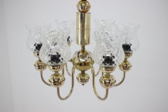 Midcentury Chandelier by Kamenický Šenov, 1950s