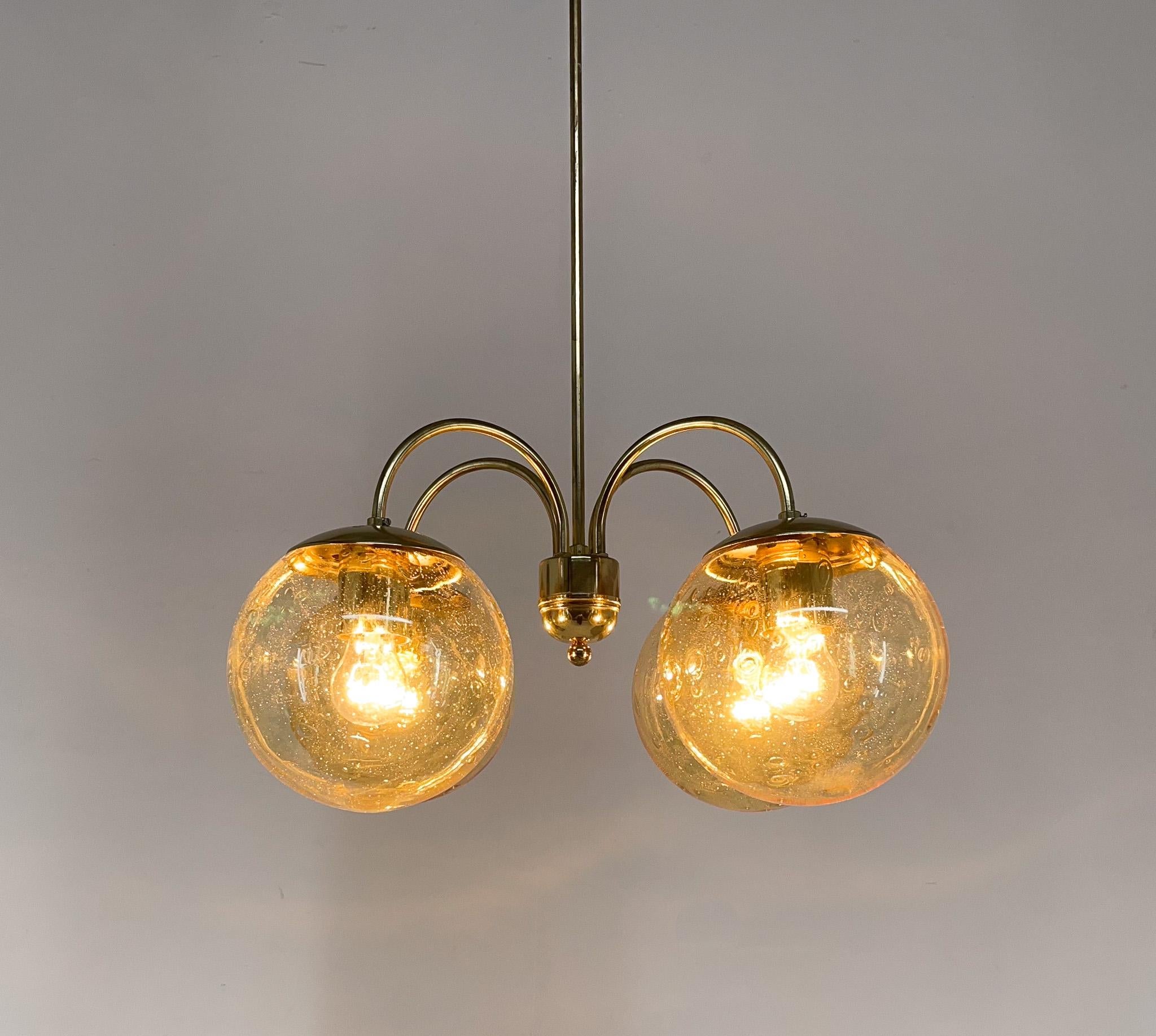 Mid-century Chandelier by Kamenicky Senov, 1960‘s In Good Condition For Sale In Praha, CZ
