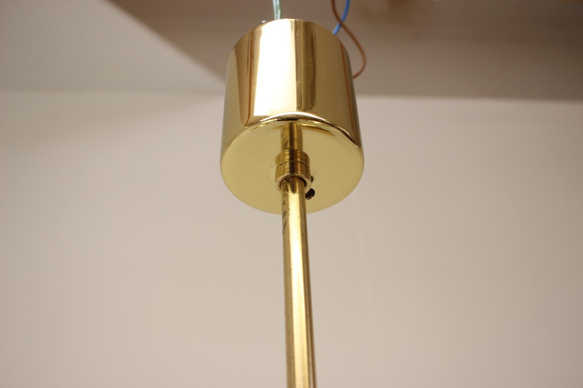Mid-Century moderno Lampadario di metà secolo di Kamenický Šenov, anni '70. in vendita