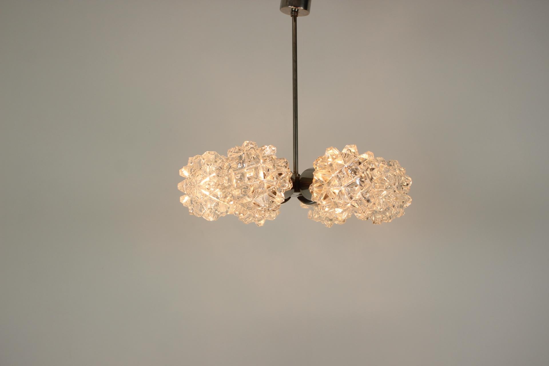 Late 20th Century Mid-Century Chandelier by Kamenicky Senov, 1970's For Sale