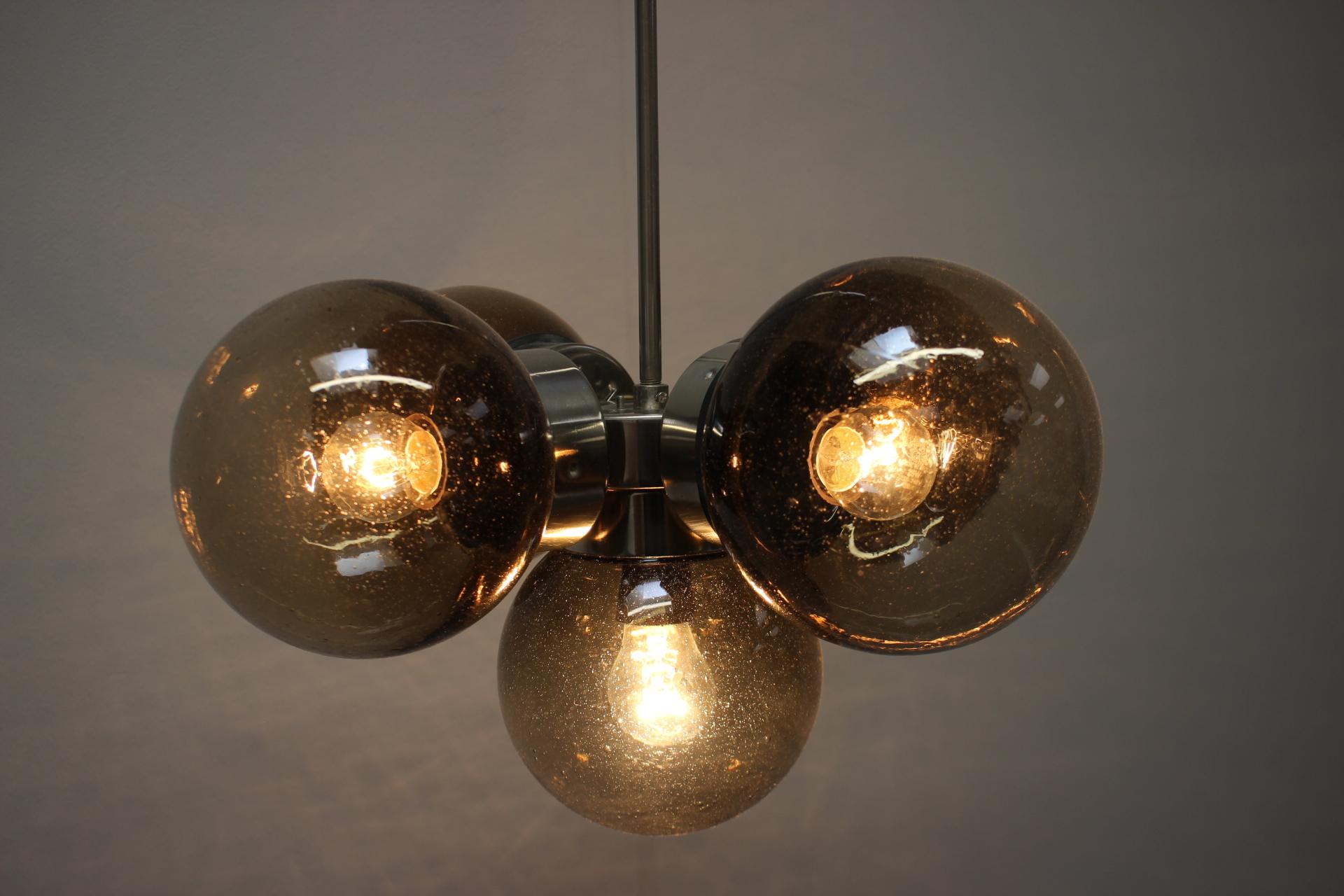Mid-Century Chandelier by Kamenicky Senov, 1970s For Sale 1