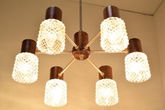 Lampadario di metà secolo di Kamenicky Senov, anni '60