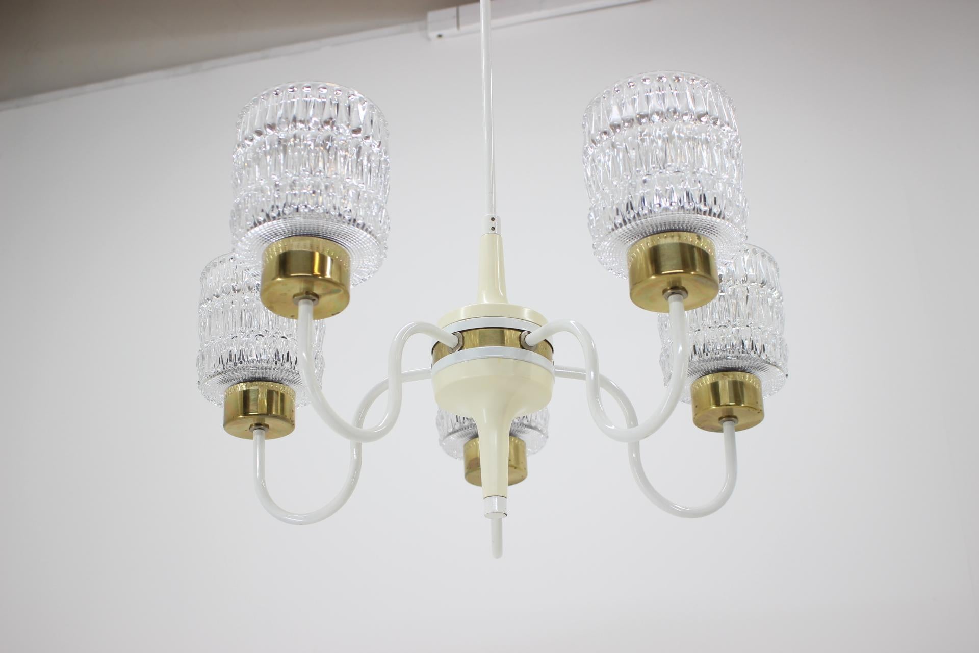 Lampadario del Medioevo di Kamenicky Senov, anni '1970 in vendita 3