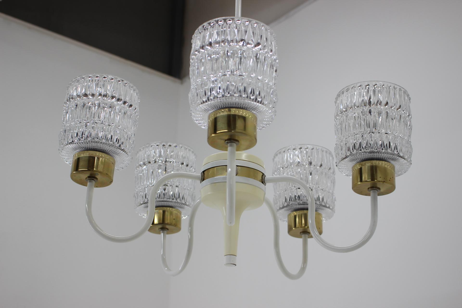 Lampadario del Medioevo di Kamenicky Senov, anni '1970 in vendita 4