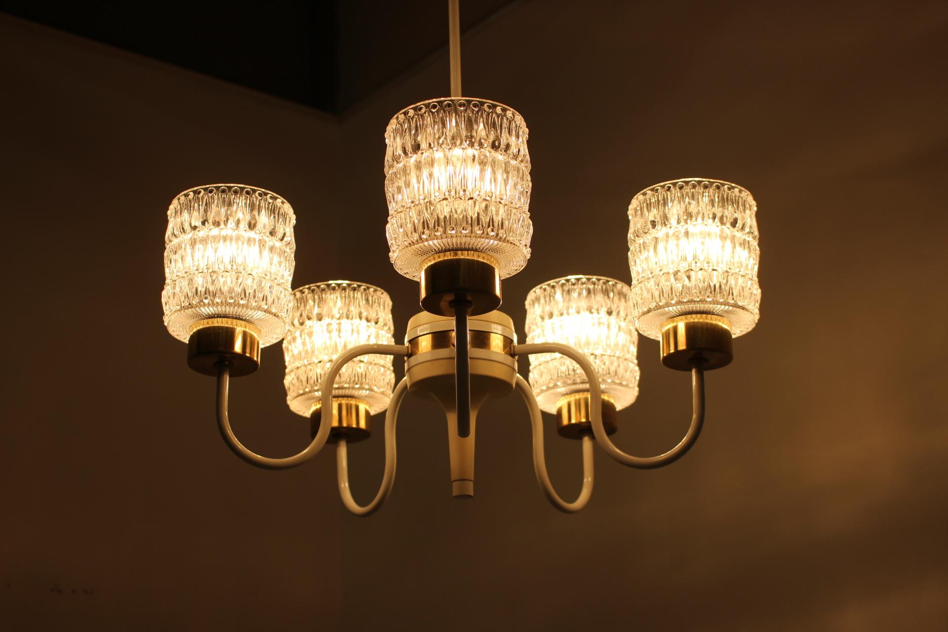Lampadario del Medioevo di Kamenicky Senov, anni '1970 in vendita 1