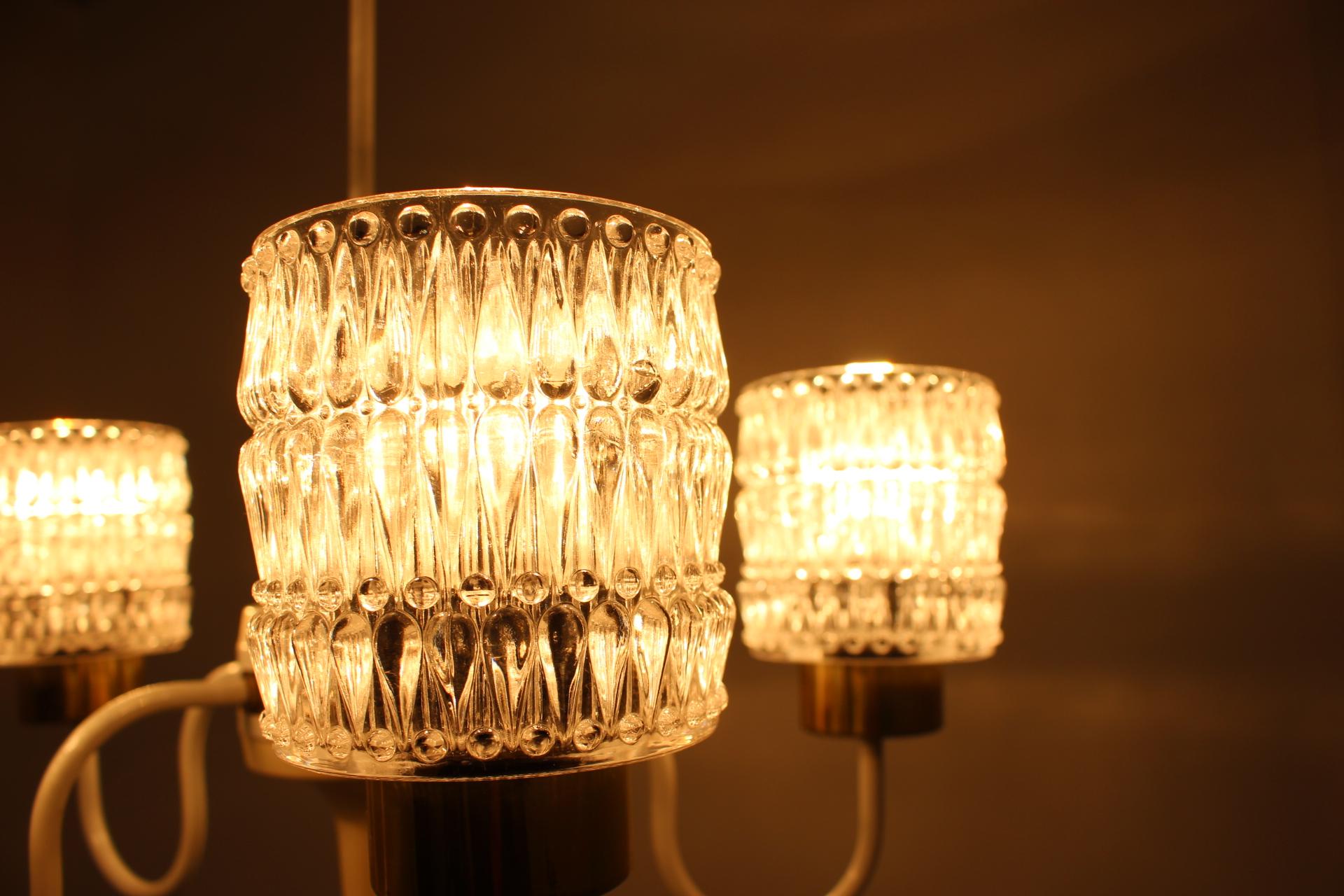 Lampadario del Medioevo di Kamenicky Senov, anni '1970 in vendita 2