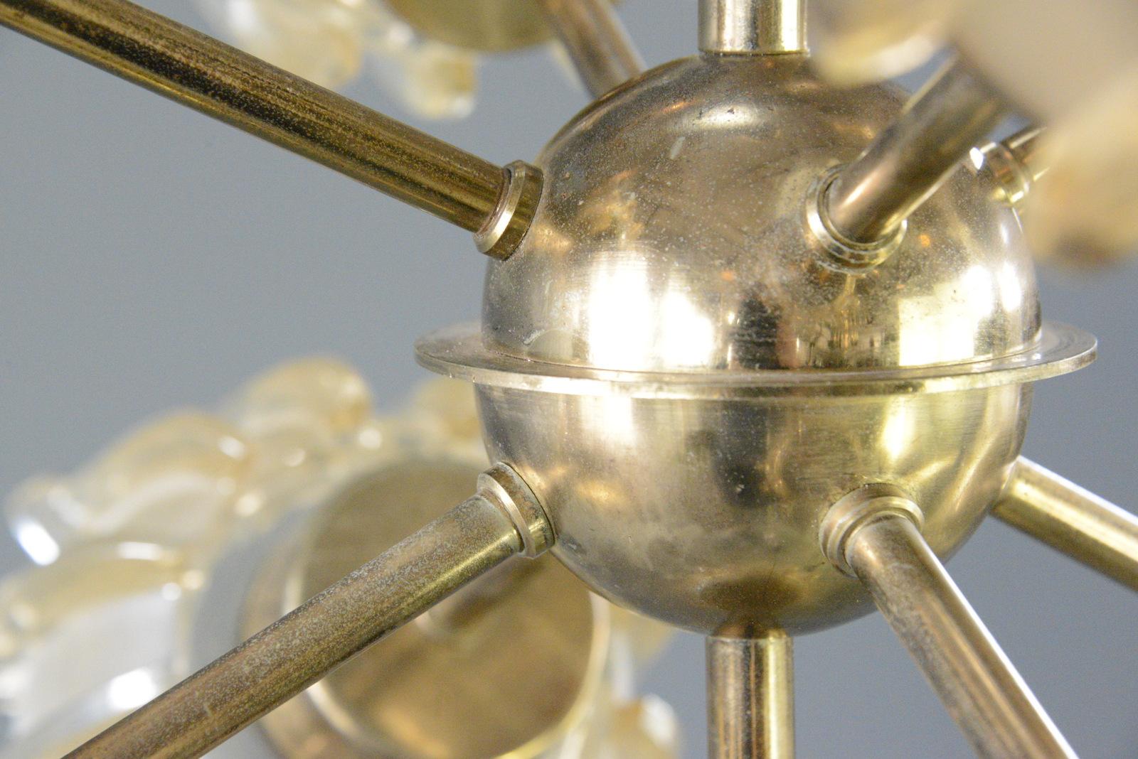 Lampadario di metà secolo di A. Leclaire & Schäfer, circa anni '60 in vendita 3