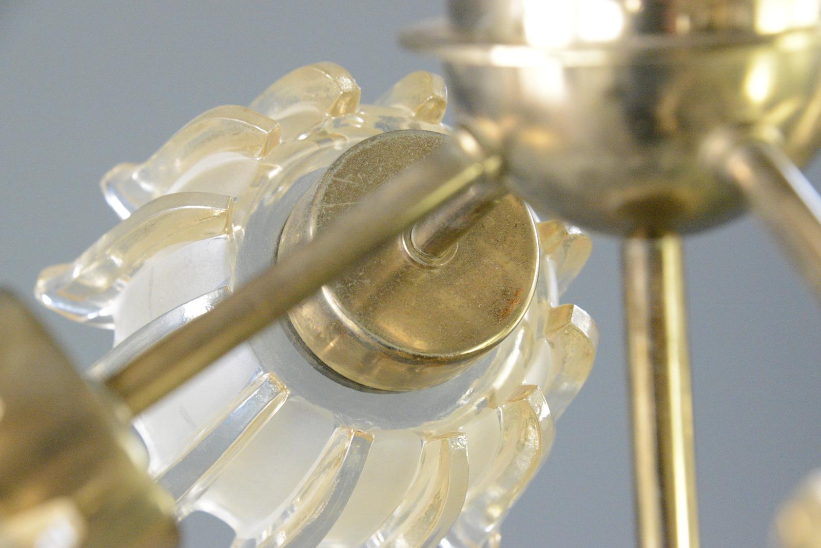 Lampadario di metà secolo di A. Leclaire & Schäfer, circa anni '60 in vendita 4