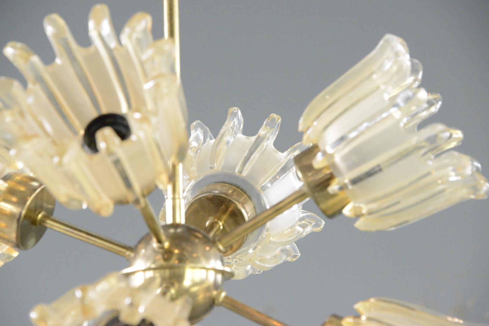 Lampadario di metà secolo di A. Leclaire & Schäfer, circa anni '60 in vendita 1