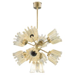 Mid Century Chandelier By Leclaire & Schäfer Circa 1960s