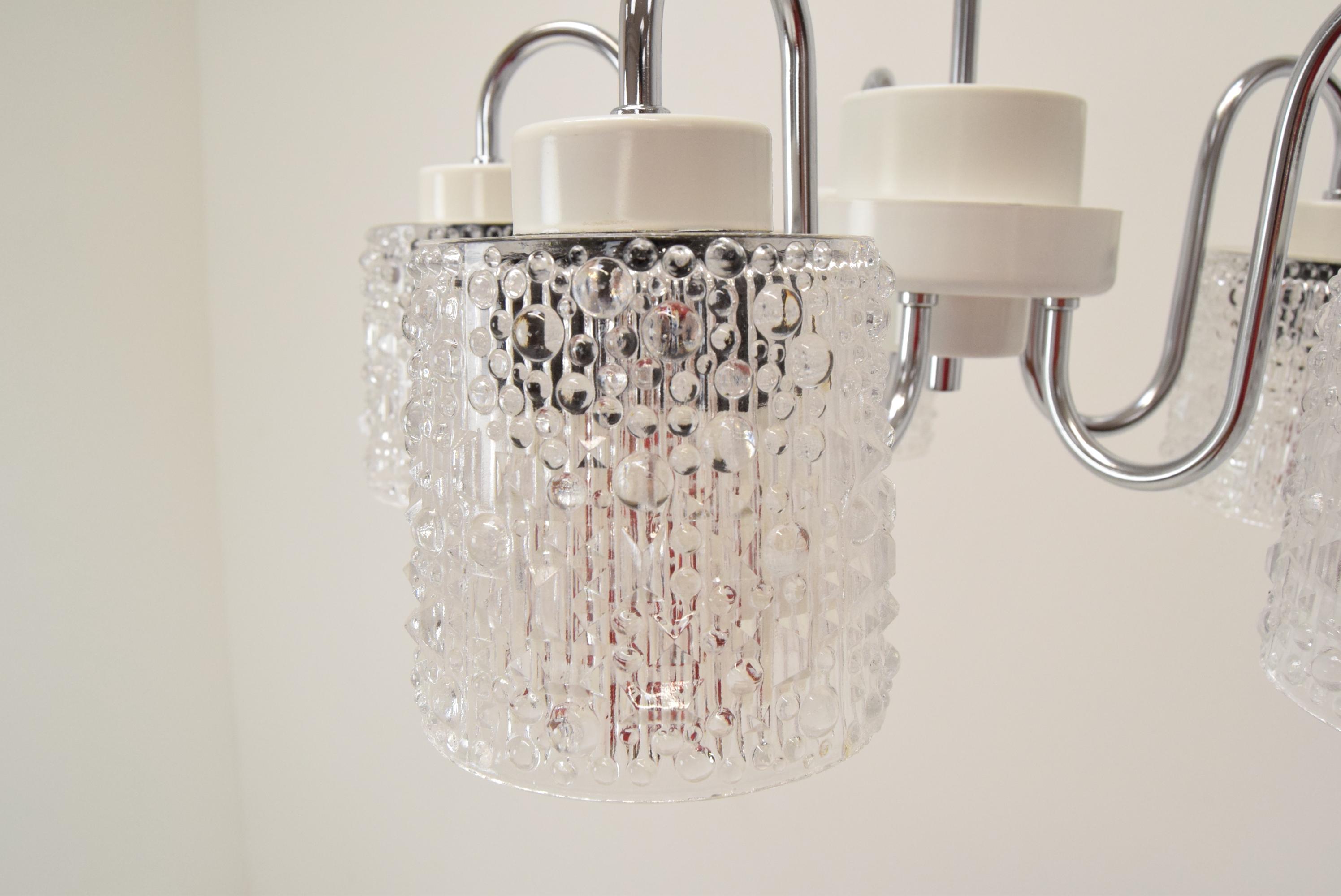 Mid-20th Century Mid-Century Chandelier by Lidokov, 1960s For Sale
