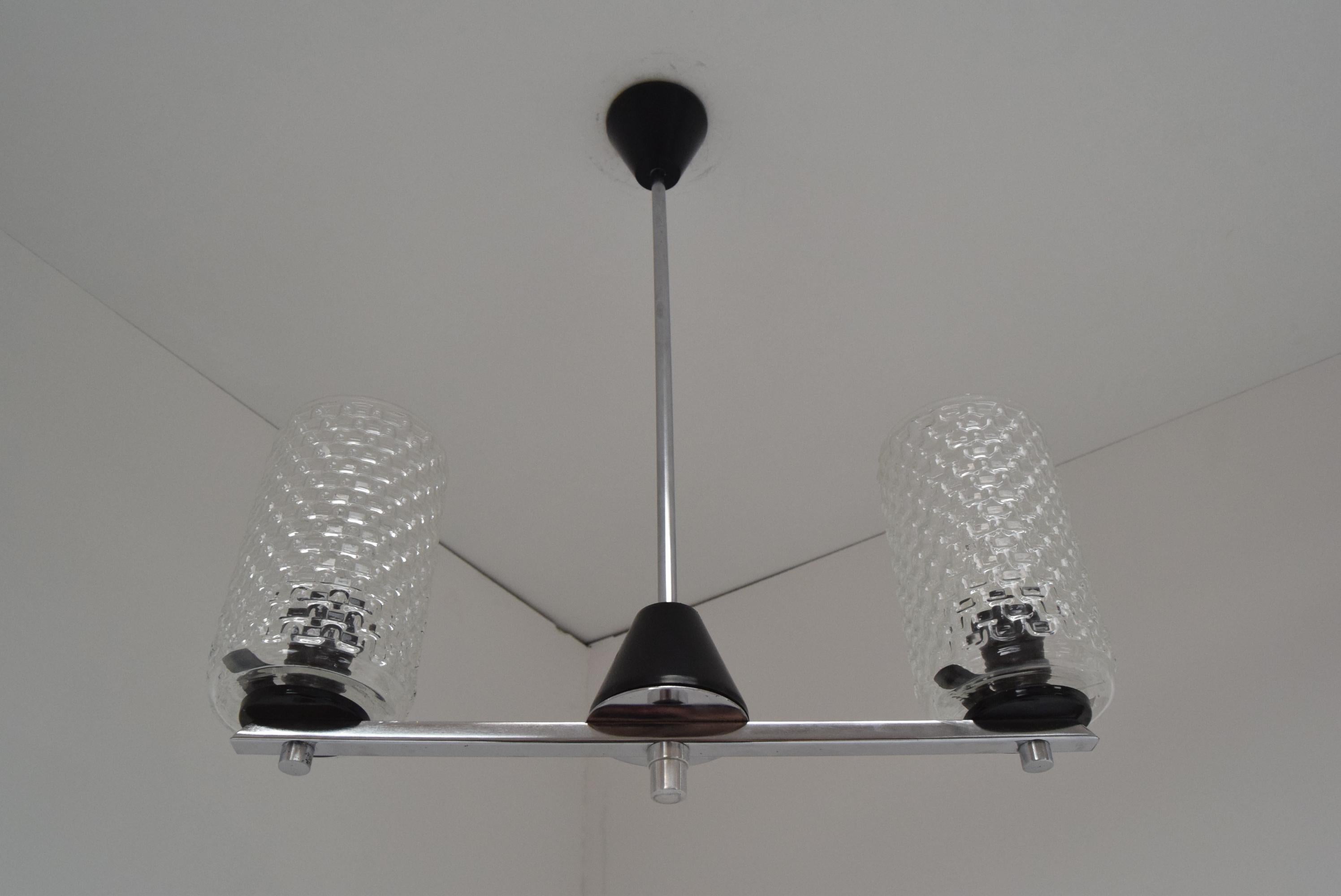 Mid-Century Chandelier by Lidokov, 1970's For Sale 3