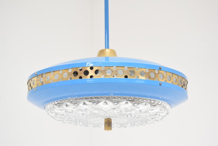 Mid-Century Chandelier by Ludib, Bratislava, 1960's For Sale at 1stDibs