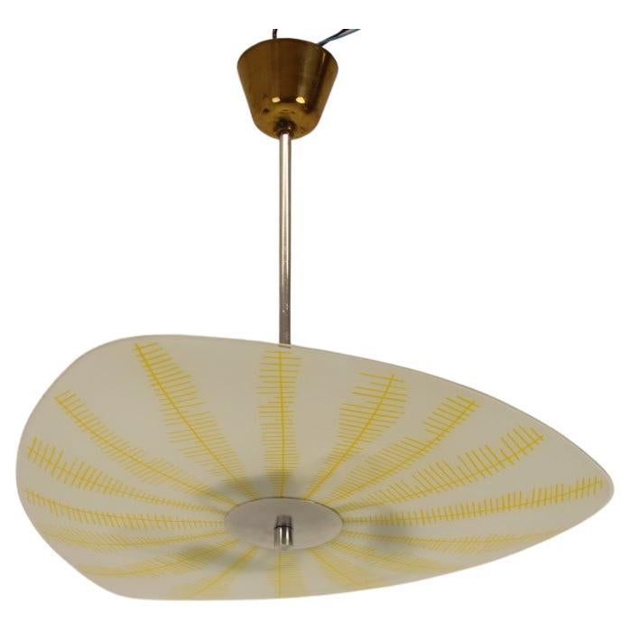 Lampadario di metà secolo di Napako, Cecoslovacchia, anni '60