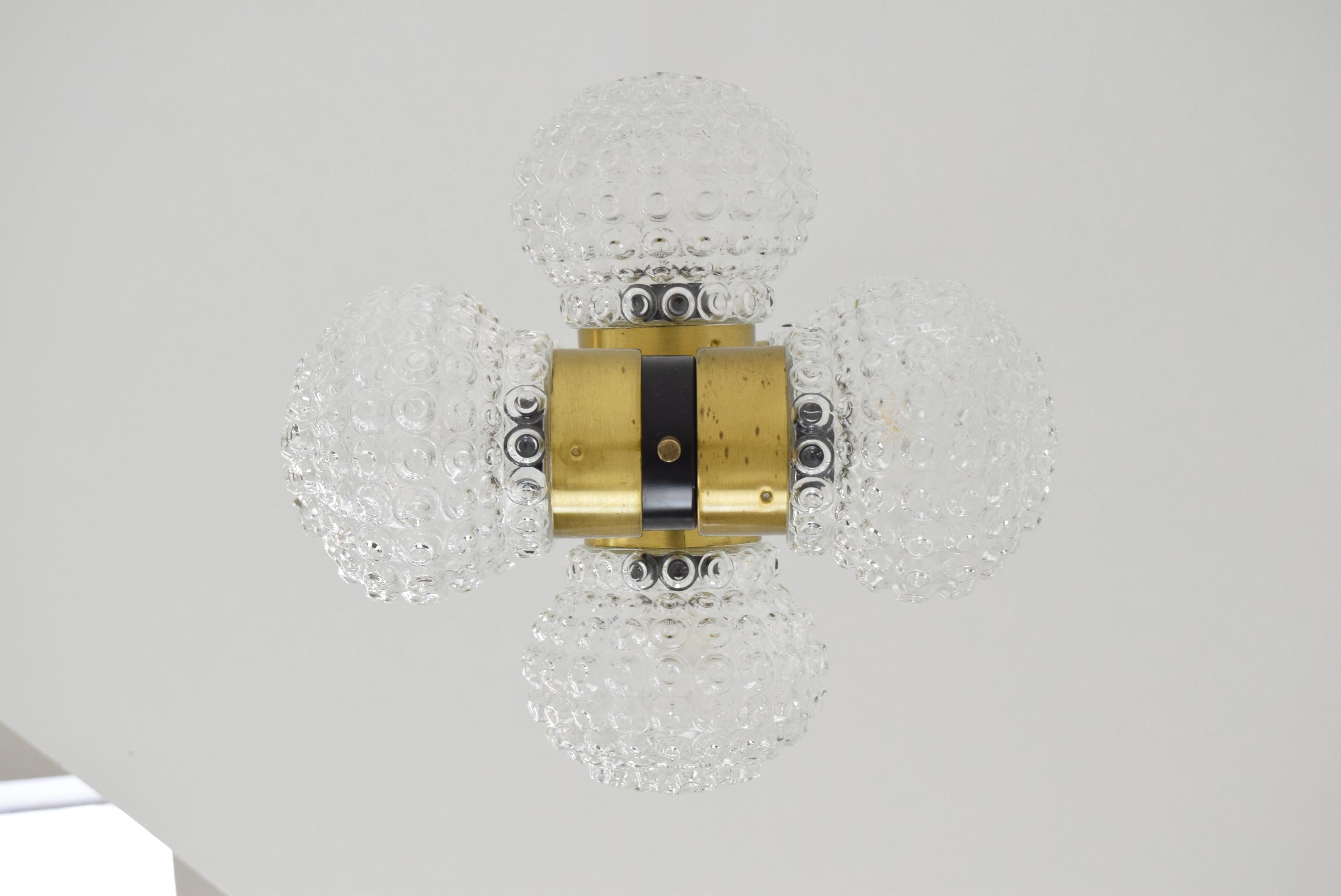 Mid-Century Chandelier by Napako, 1960's For Sale 3