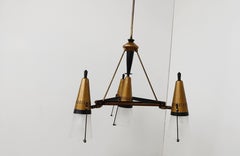 Mid century chandelier by Oscar Torlasco, 1960s