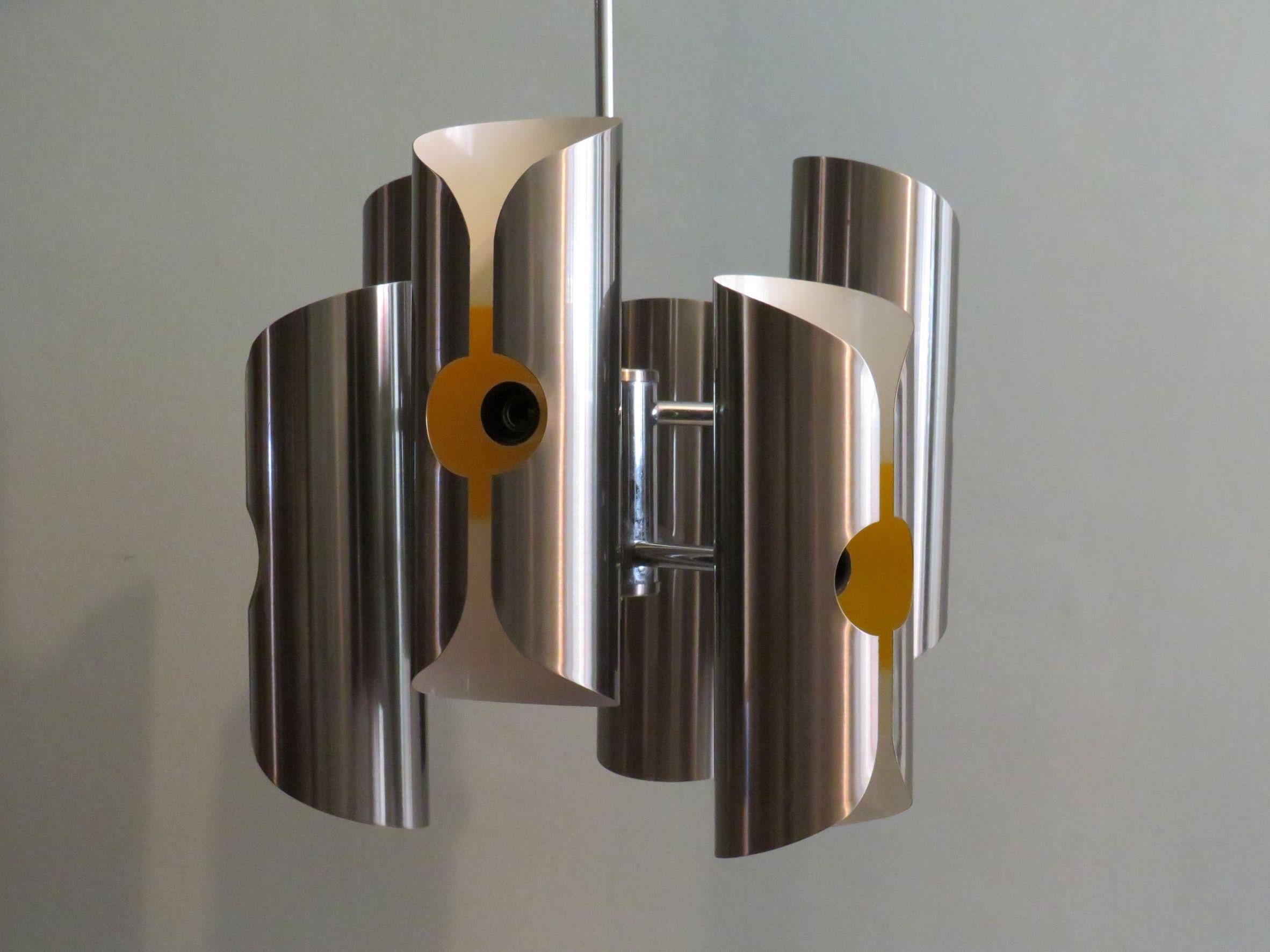 Polish Mid-Century Chandelier by Polam, 1970s For Sale