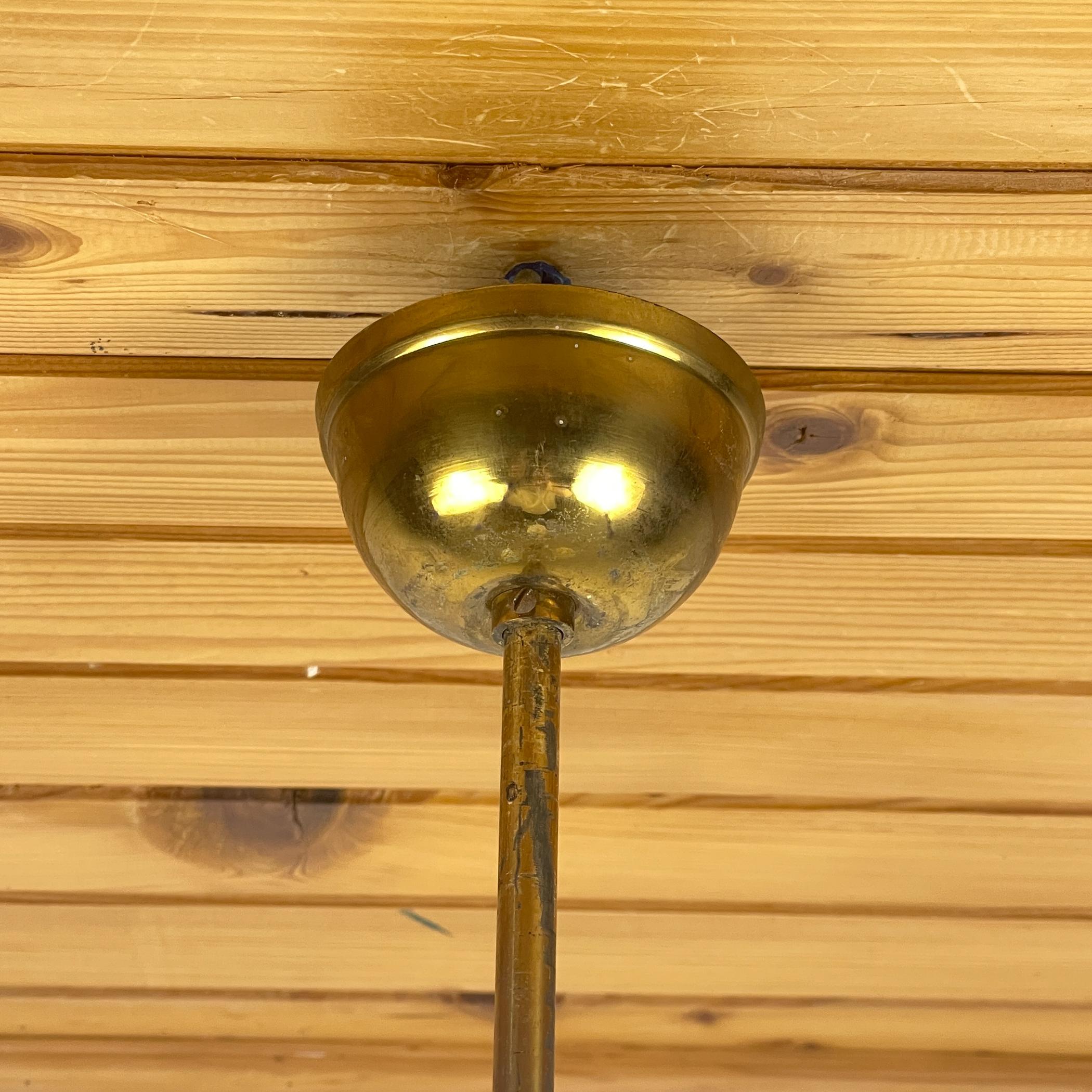 Mid-century chandelier by Stilnovo, Italy 1950s For Sale 7