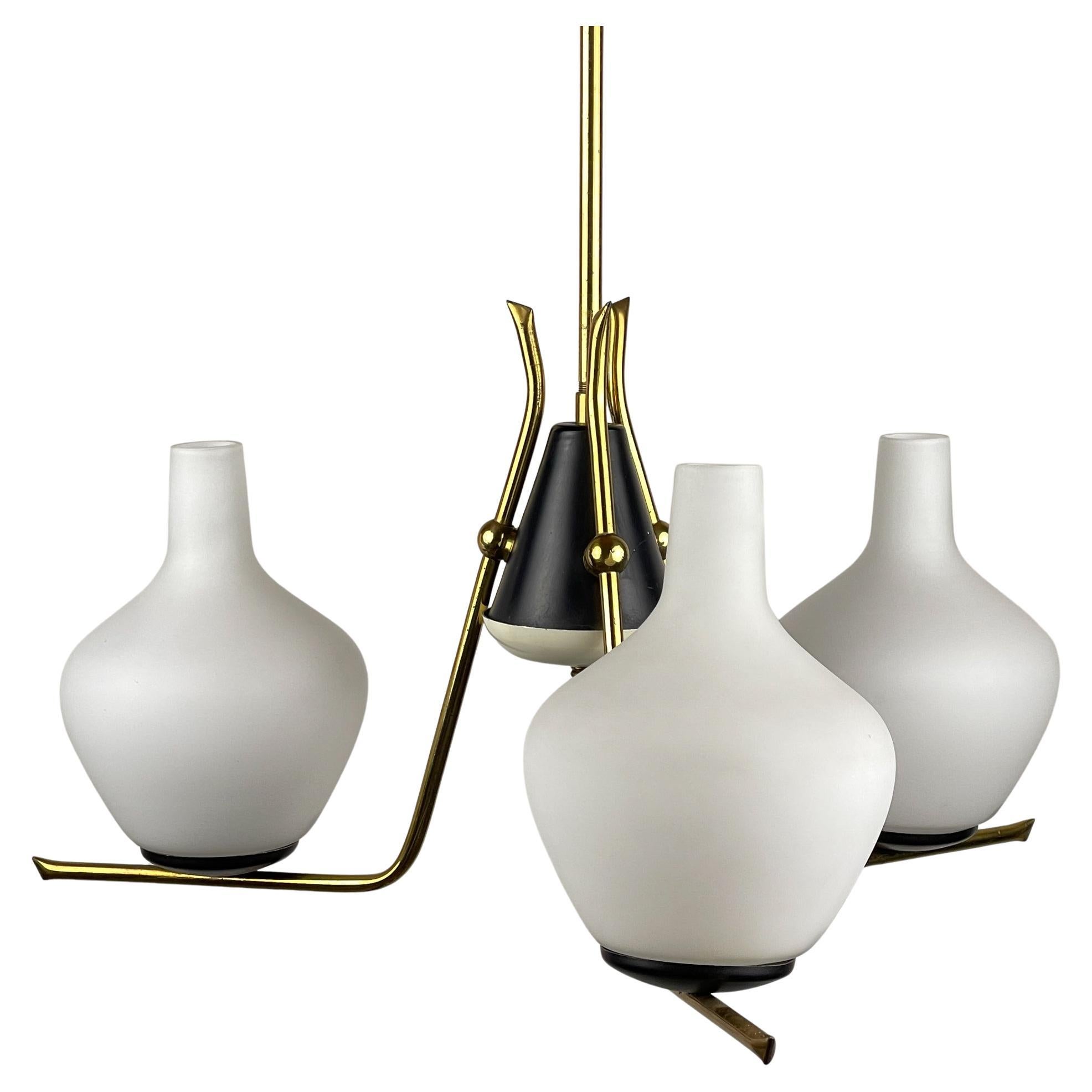 Mid-century chandelier by Stilnovo, Italy 1950s
