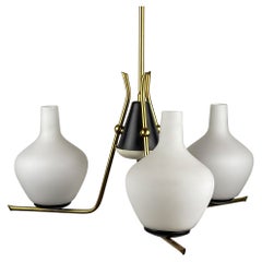 Mid-century chandelier by Stilnovo, Italy 1950s