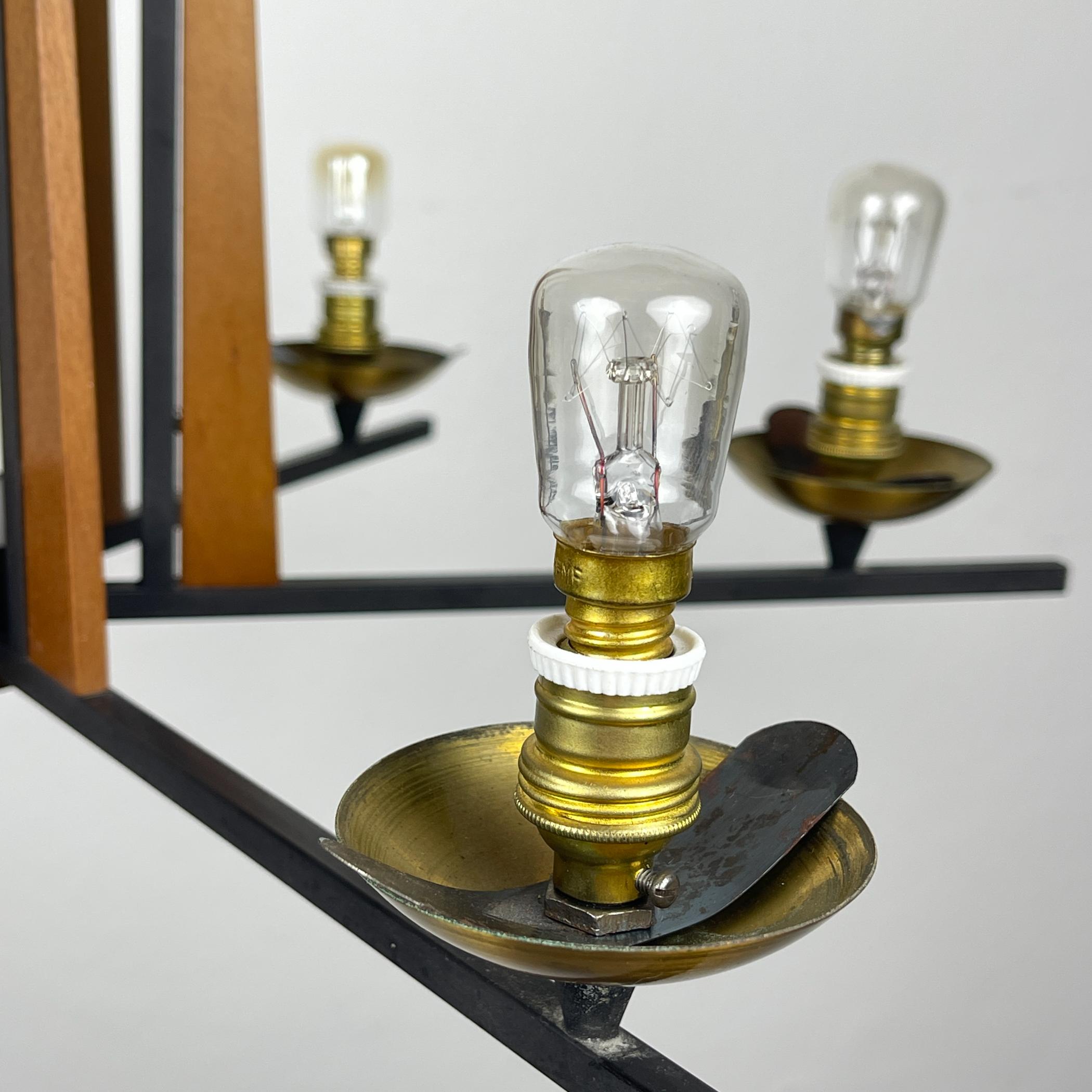 Mid-century chandelier by Stilnovo, Italy 1960s 3