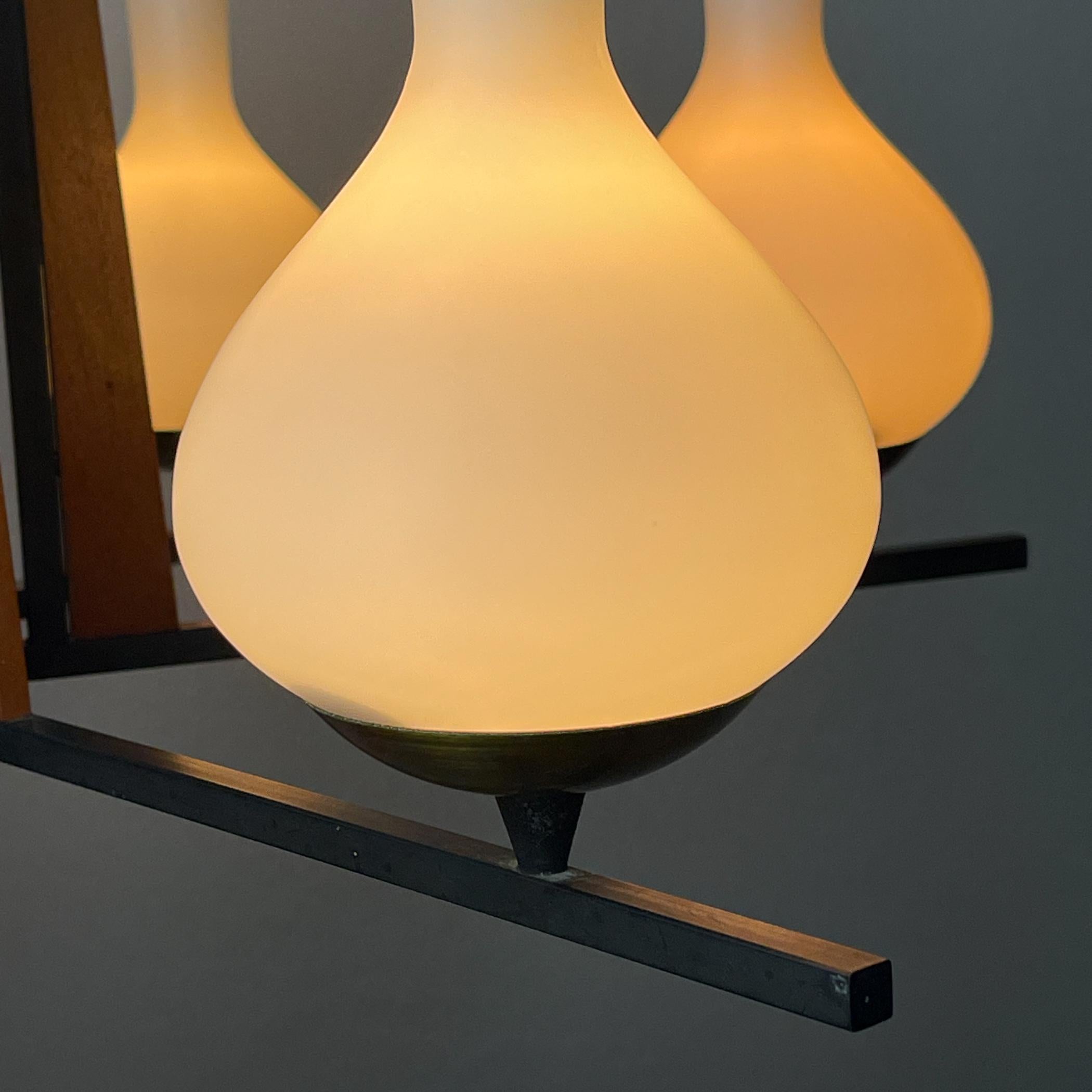 Mid-century chandelier by Stilnovo, Italy 1960s 7