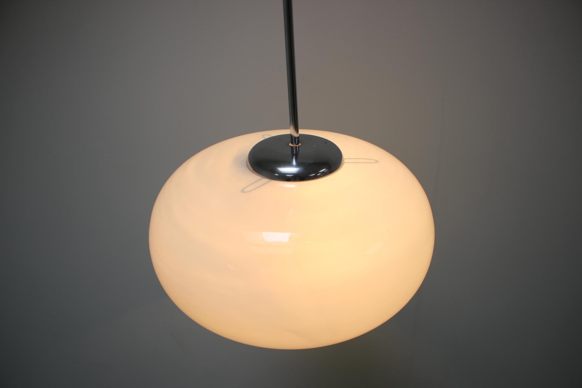 Mid-Century Chandelier by Valasske Mezirici, 1970's For Sale 3