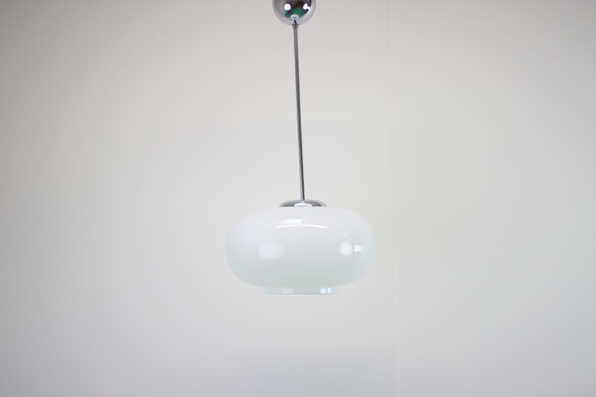 Mid-Century Modern Mid-Century Chandelier by Valasske Mezirici, 1970's For Sale
