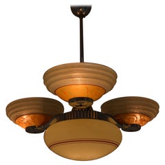 Mid-Century-Kronleuchter von Zukov:: 1960er Jahre