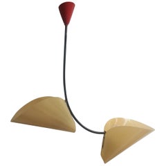 Midcentury Chandelier Design by Josef Hůrka for Napako, 1965