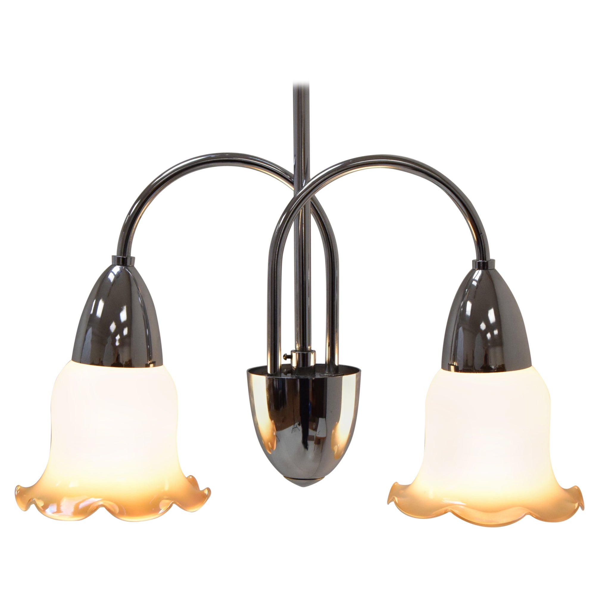 Lampadario di metà secolo/Instala Decin, anni '60
