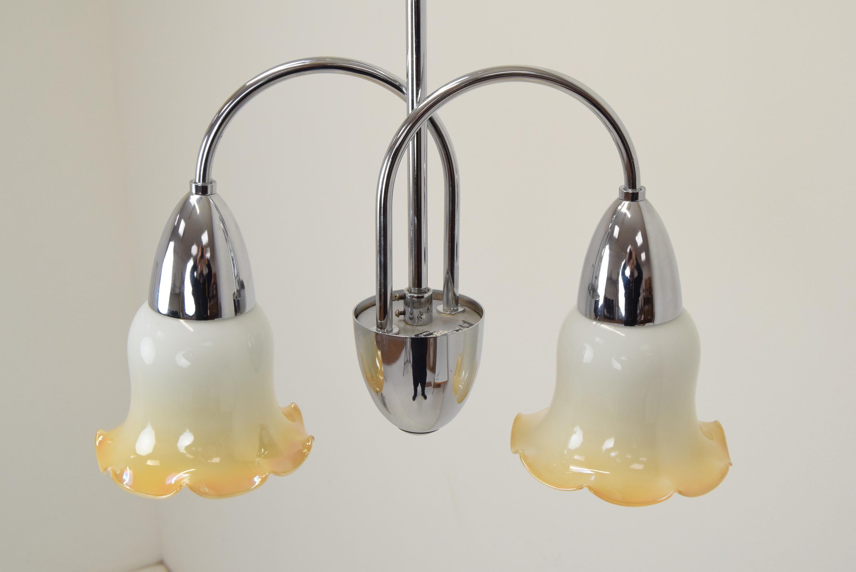 Lampadario di metà secolo/Instala Decin, anni '60 in vendita 6