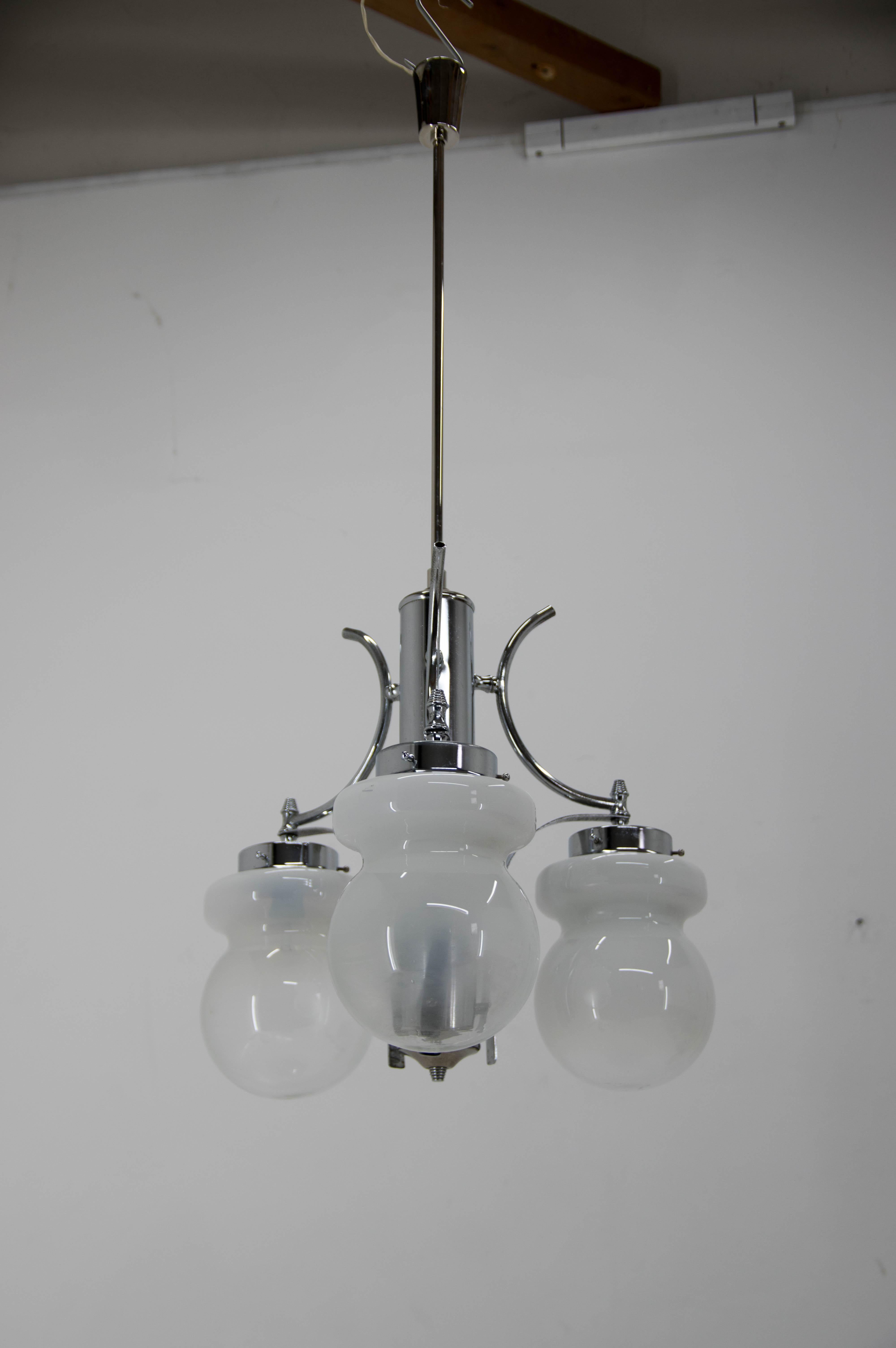 Late 20th Century Mid-Century Chandelier, Italy, 1970s For Sale