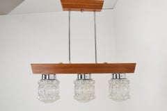 Lampadario di metà secolo Jilove U Decina, anni '70