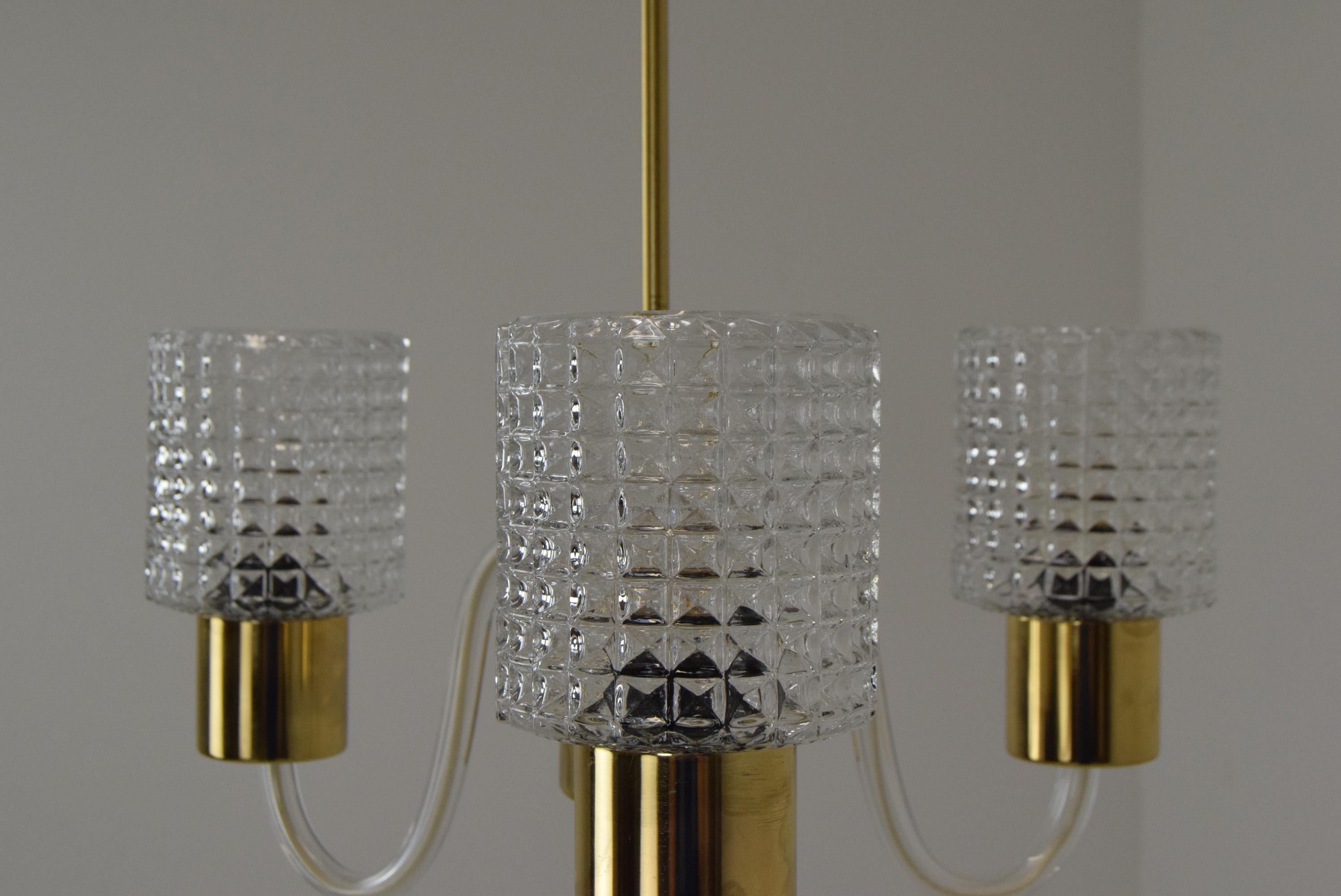 Mid-Century Chandelier/Kamenicky Senov, 1960´s For Sale 4