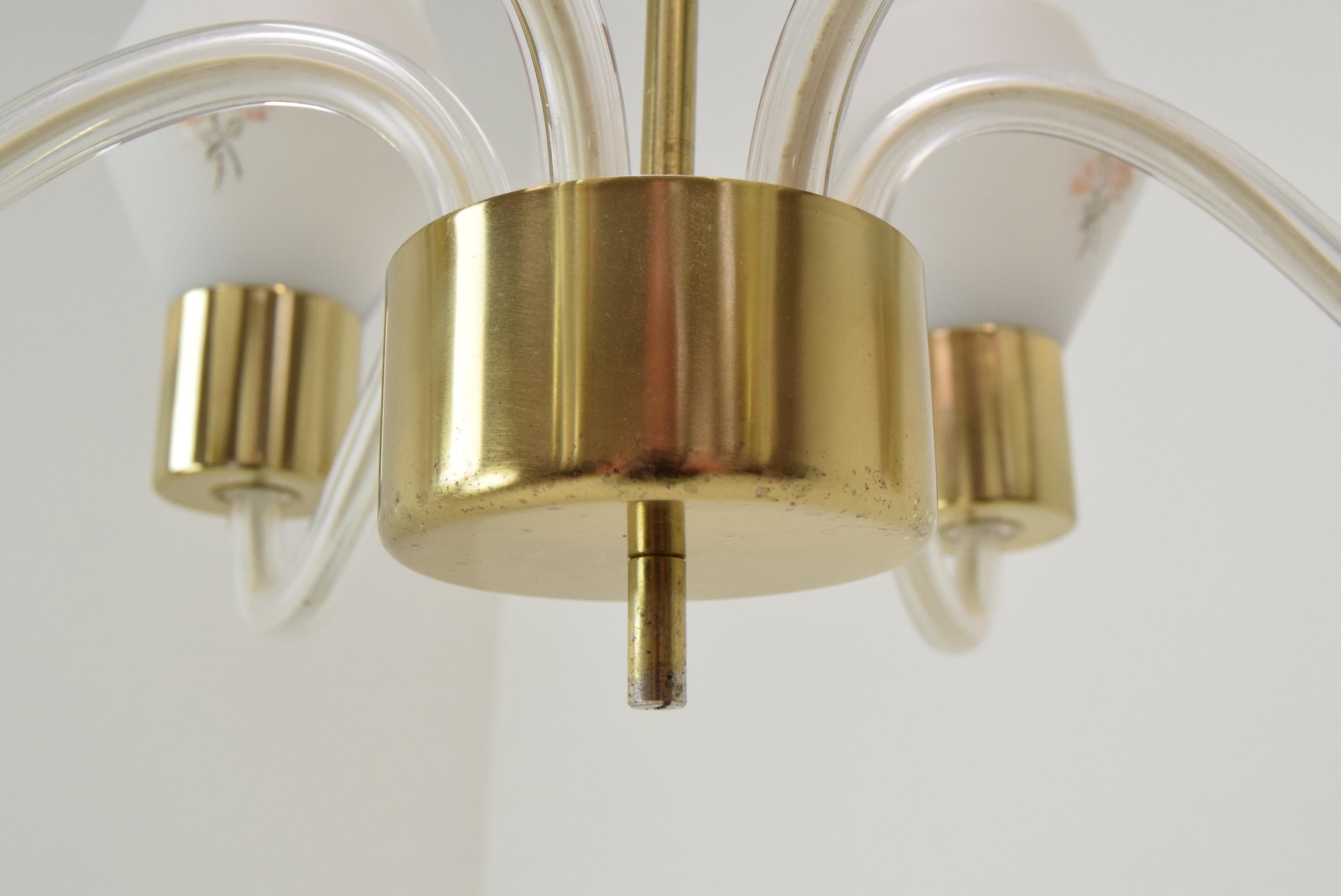 Lampadario di metà secolo/Kamenicky Senov, 1960 in vendita 1