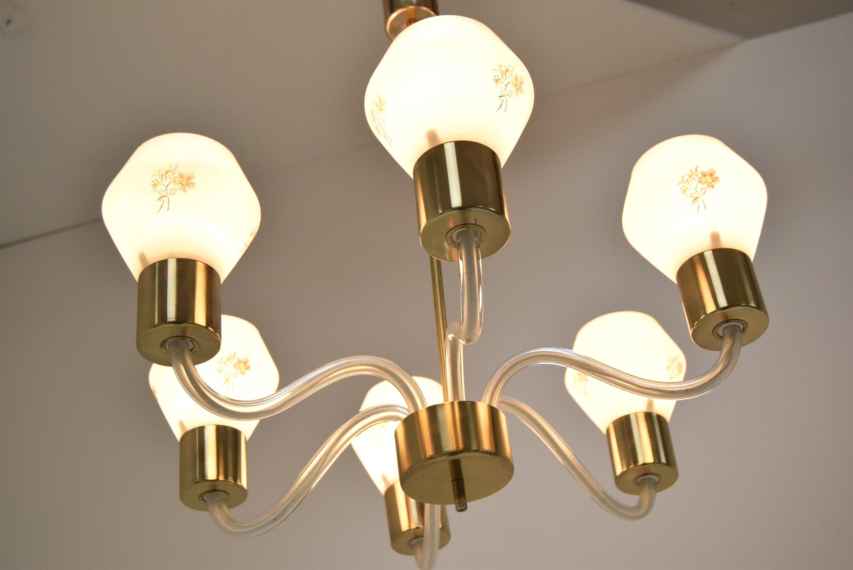 Lampadario di metà secolo/Kamenicky Senov, 1960 in vendita 7