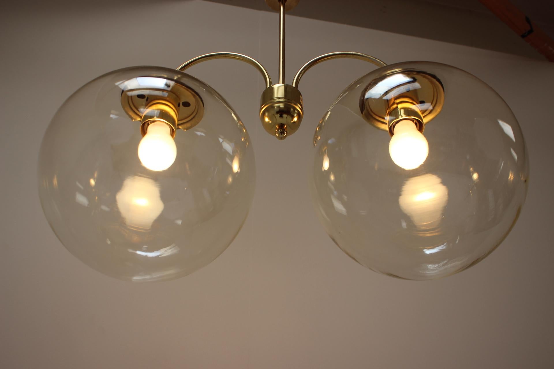 Mid-Century Chandelier Kamenicky Senov, 1970's For Sale 3