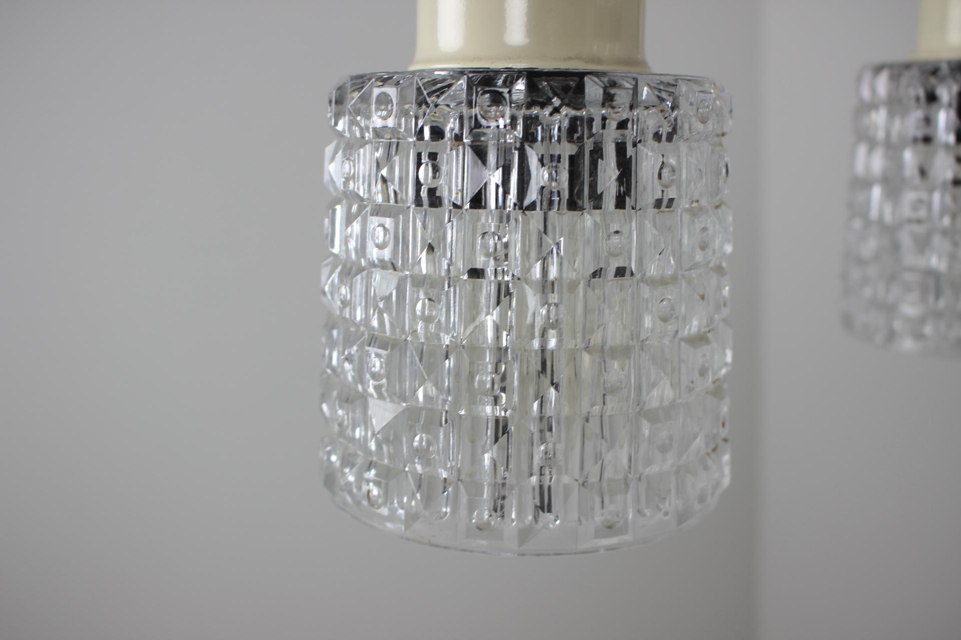 Midcentury Chandelier/ Lidokov, 1960s In Good Condition For Sale In Praha, CZ