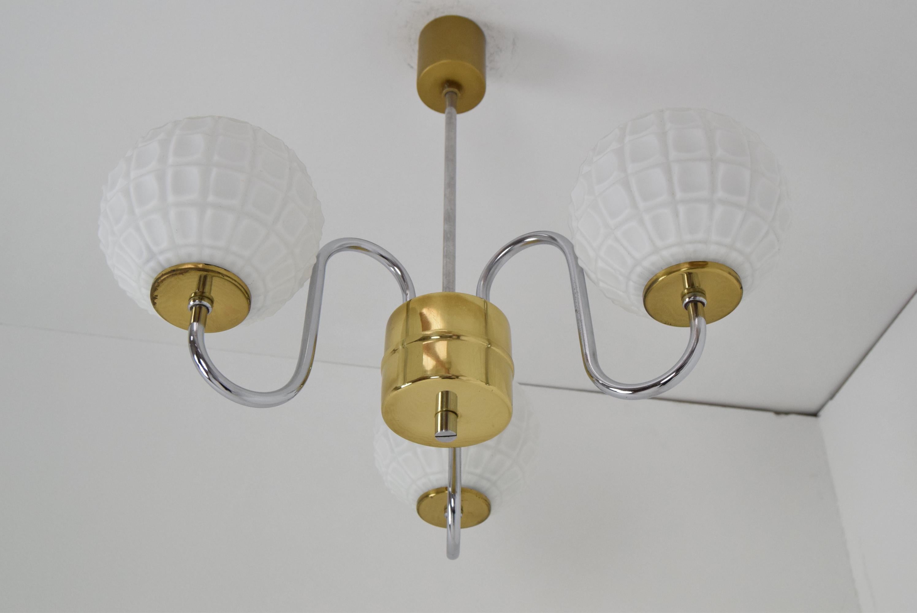 Mid-Century Chandelier / Lidokov, 1960's For Sale 3
