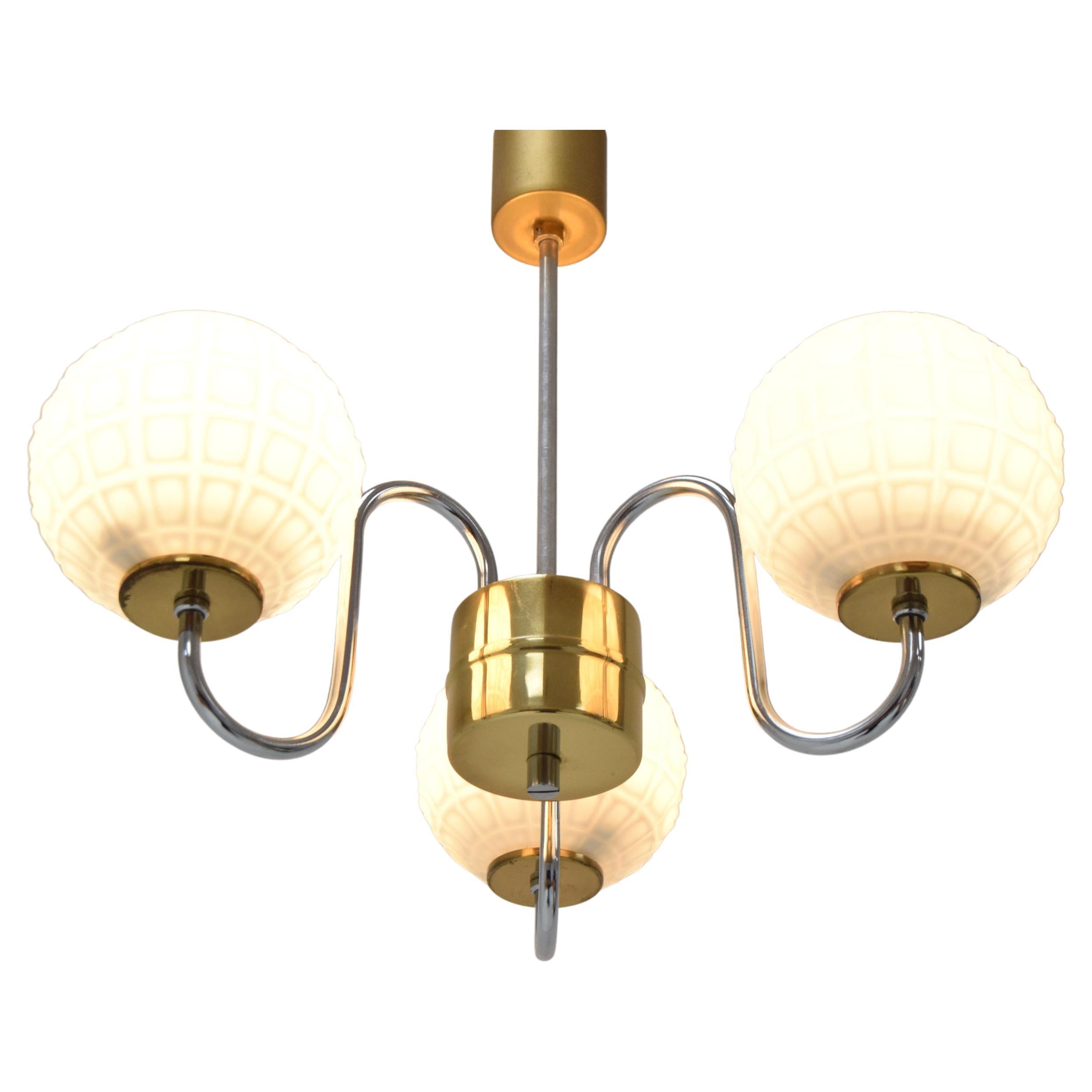 Mid-Century Chandelier / Lidokov, 1960's For Sale