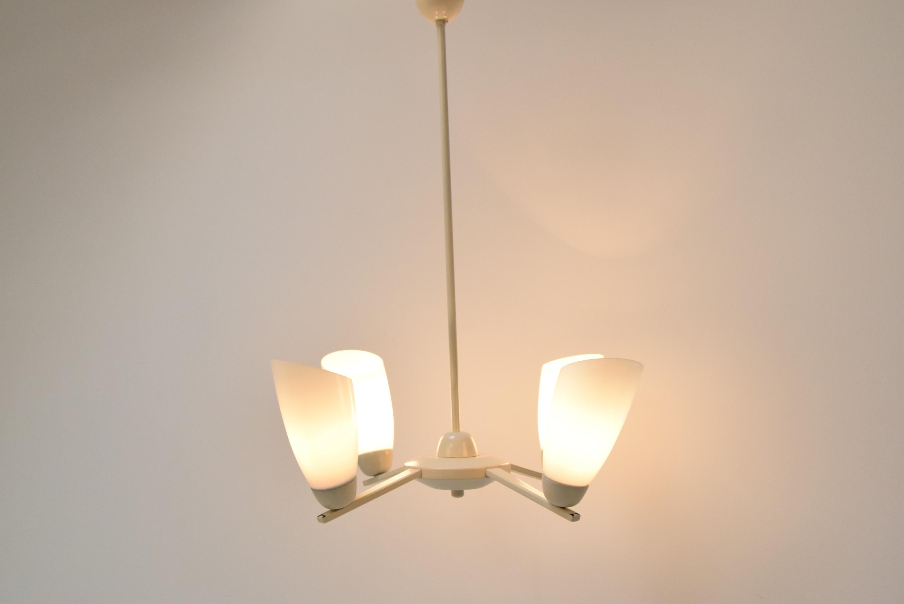Mid-Century Chandelier/Lidokov, 1970's In Good Condition For Sale In Praha, CZ